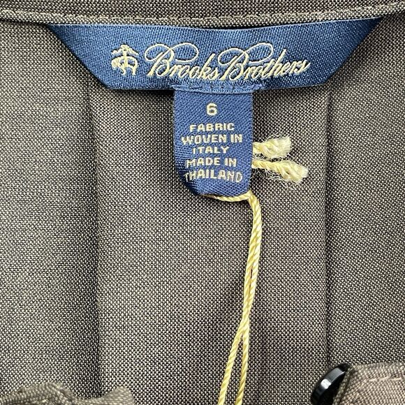 Brooks Brothers Women’s Split Hem Tunic Olive Green Size‎ 6 Lagenlook Boho Chic - Picture 4 of 16